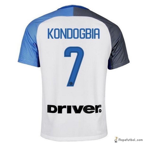 Camiseta Inter de Milán Replica Segunda Ropa Kondogbia 2017/18